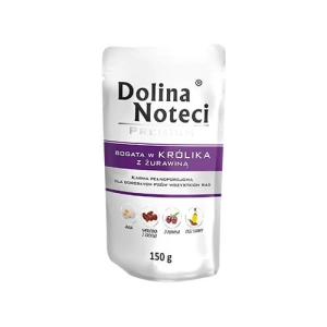 Dolina Noteci Królik z żurawiną 500g - mokra karma dla psów