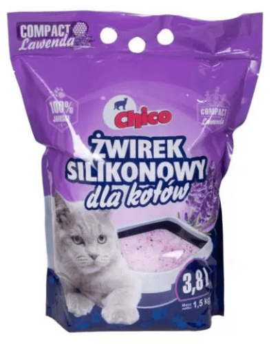 sklep-zoologiczny-psokoty-Chico-zwirek-silikonowy-3,8l-compact-lawenda-drobny.png