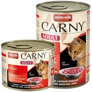 Animonda Carny Adult wołowina puszka 400g - mokra karma dla kotów