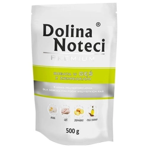Dolina Noteci Gęś z ziemniakami 500g - mokra karma dla psów
