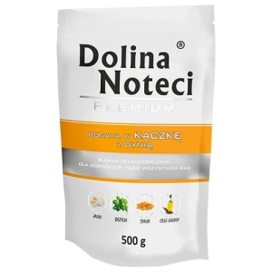 Dolina Noteci Kaczka z dynią 500g - mokra karma dla psów 
