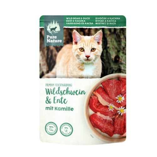 PURE-NATURE-CAT-Wildschwein-Ente-dzik-z-kaczka-i-rumiankiem-dla-doroslych-kotow-85g.jpg