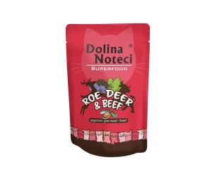 Dolina Noteci Superfood (sarna i wołowina) saszetka  85g - mokra karma dla kotów