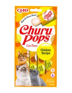 Inaba Churu Cat POPS kurczak 4x15g - przysmak dla kota w kremowej galaretce