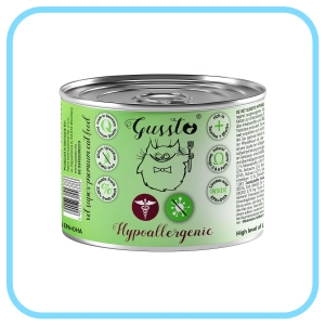 Gussto Hypoallergenic (hipoalergiczna) puszka 200g - mokra karma dla kotów 