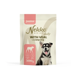 Nekko Daily junior cielęcina 300g - mokra karma dla szczeniąt