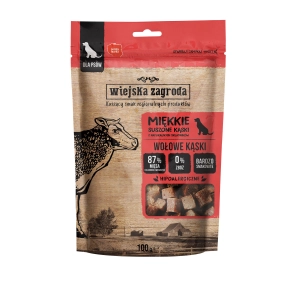 Wiejska Zagroda Kąski Wołowina 100g - przysmak dla psa