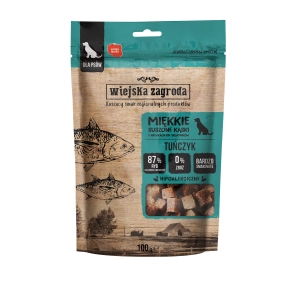 Wiejska Zagroda Kąski Tuńczyk 100g - przysmak dla psa