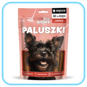 Pan Mięsko Paluszki z królika 100g - przysmak dla psa
