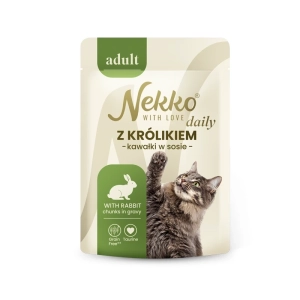 Nekko Daily królik - saszetka w sosie 85g
