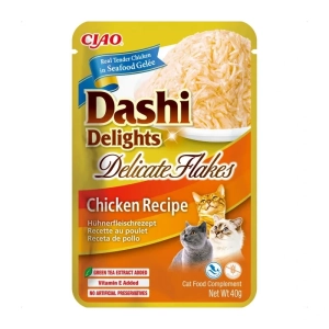 Inaba Dashi Cat Delights Flakes kurczak 40g 