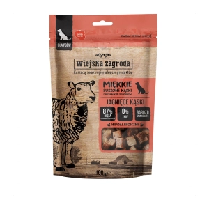 Wiejska Zagroda Kąski Jagniecina 100g - przysmak dla psa