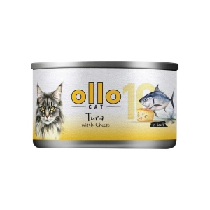 Ollo nr 10 - Tuńczyk Ser - mokra karma w sosie dla kota 70g