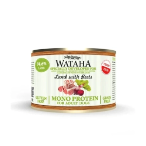 Wataha Jagnięcina z burakami 185g/400g/800g - monobiałkowa mokra karma dla psów