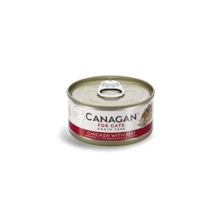 Canagan Kurczak z wołowiną 75g - mokra karma dla kotów