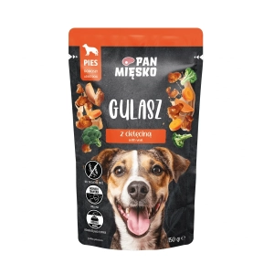 Pan Mięsko Gulasz Indyk z Cielęciną 150g - mokra karma dla psa
