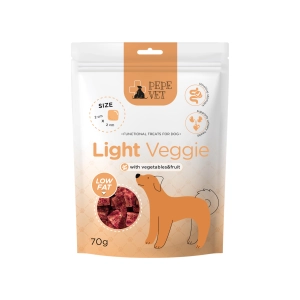 PEPE Vet Light Veggie 70g - funkcyjny przysmak dla psa
