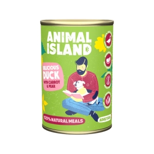 Animal Island puszka Kaczka Marchewka 400g - mokra karma dla psa