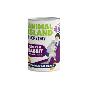 Animal Island puszka Everyday Indyk Królik 200g/400g - mokra karma dla kota