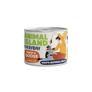 Animal Island puszka Everyday Indyk Gęś 200g - mokra karma dla kota
