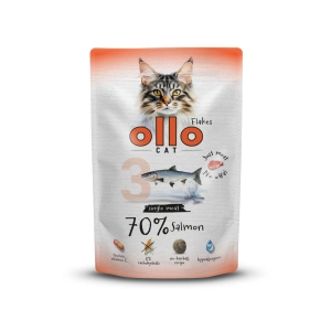Ollo nr 3 Łosoś mokra karma w sosie dla kota saszetka 85g