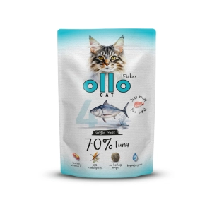 Ollo nr 4 Tuńczyk mokra karma w sosie dla kota saszetka 85g