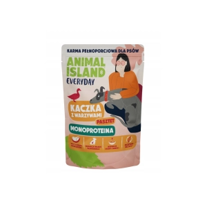 Animal Island MONO saszetka Pasztet kaczka 300g - mokra karma dla psa