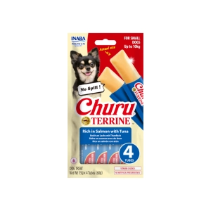 Inaba Churu Terrine łosoś tuńczyk 4x15g - przysmak dla psa