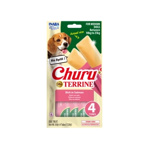 Inaba Churu Terrine Medium Łosoś 4x30g - przysmak dla psa