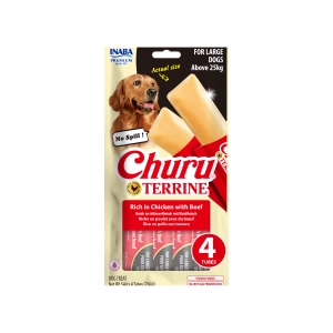 Inaba Churu Terrine Large Kurczak Wołowina 4x54g - przysmak dla psa