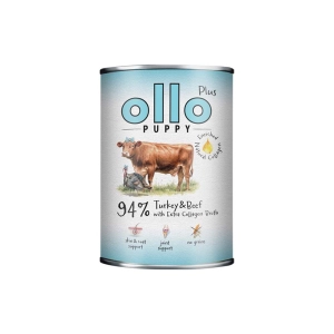 Ollo Kolagen PUPPY Indyk z Wołowiną 200g/400g - mokra karma dla szczeniąt