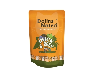 Dolina Noteci Superfood (kaczka i wołowina) saszetka 85g - mokra karma dla kotów